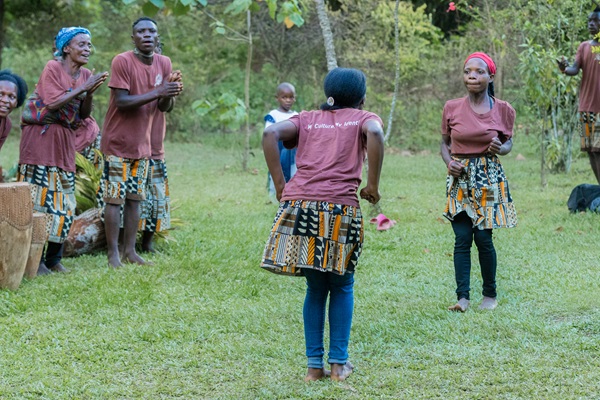 Batwa indigenous community cultural partners in Bwindi